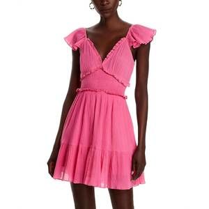 love shack fancy audrina mini dress LoveShackFancy Audrina Dress in True White